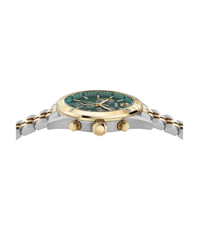 Versace  Athletics Chrono VEKJA0625 Swiss Made Bicolor/Grün Herrenuhr