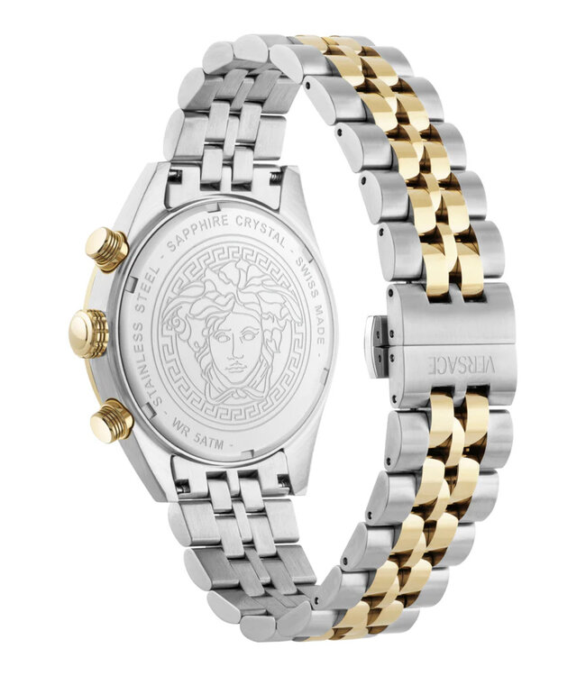 Versace  Athletics Chrono VEKJA0625 Swiss Made Bicolor/Grün Herrenuhr