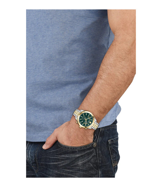 Versace  Athletics Chrono VEKJA0625 Swiss Made Bicolor/Grün Herrenuhr
