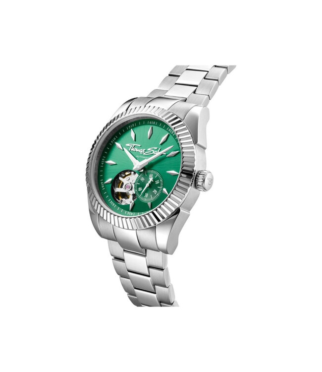 Thomas Sabo  Lily Symbols WA0419-201-211 Smaragdgrün Automatik Uhr