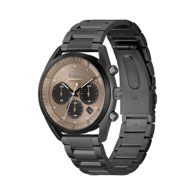 Hugo Boss  TOP Chronograph Gunmetal / Bronze Herrenuhr  1514095