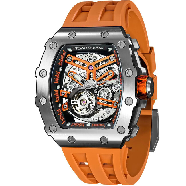 Tsar Bomba  TB8208A-18 Herrenuhr Elemental Automatik 44mm 5ATM