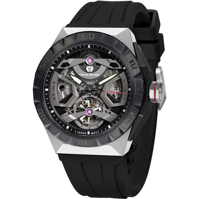 Tsar Bomba  TB8804A-01 Herrenuhr Elemental Automatik 46mm 5ATM