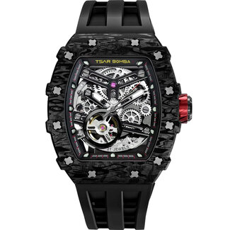 Tsar Bomba TB8208CF-08 Herrenuhr Elemental Karbonfaser Automatik 44mm 5ATM