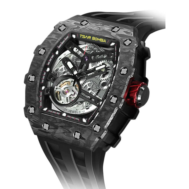 Tsar Bomba  TB8208CF-08 Herrenuhr Elemental Karbonfaser Automatik 44mm 5ATM