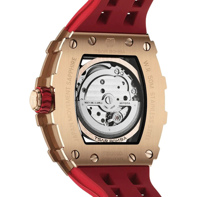 Tsar Bomba  TB8208D-12 Herrenuhr Elemental Zirkonia Automatik 43mm 5ATM