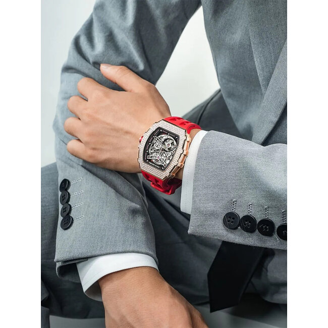 Tsar Bomba  TB8208D-12 Herrenuhr Elemental Zirkonia Automatik 43mm 5ATM