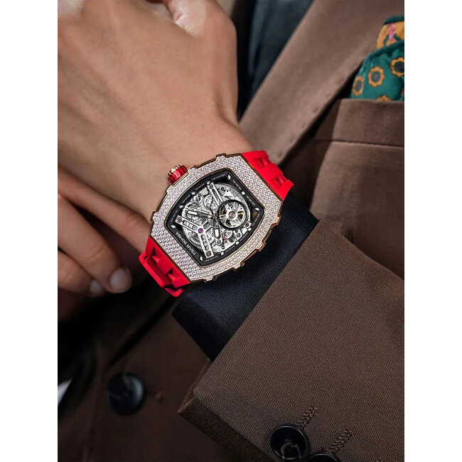 Tsar Bomba  TB8208D-12 Herrenuhr Elemental Zirkonia Automatik 43mm 5ATM