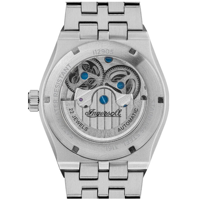 Ingersoll 12905 The Broadway Dual Time Automatik Herrenuhr 43mm 5ATM