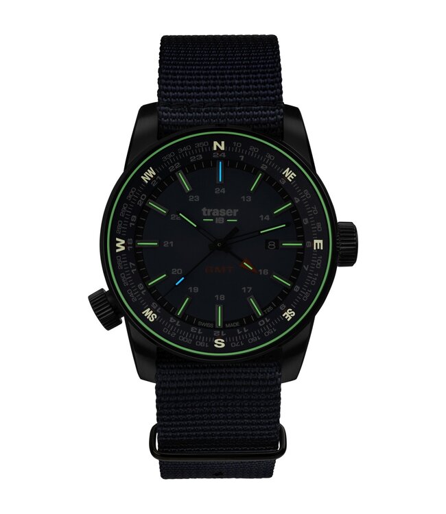 Traser   P68 Pathfinder GMT Blue 109034 Herrenuhr