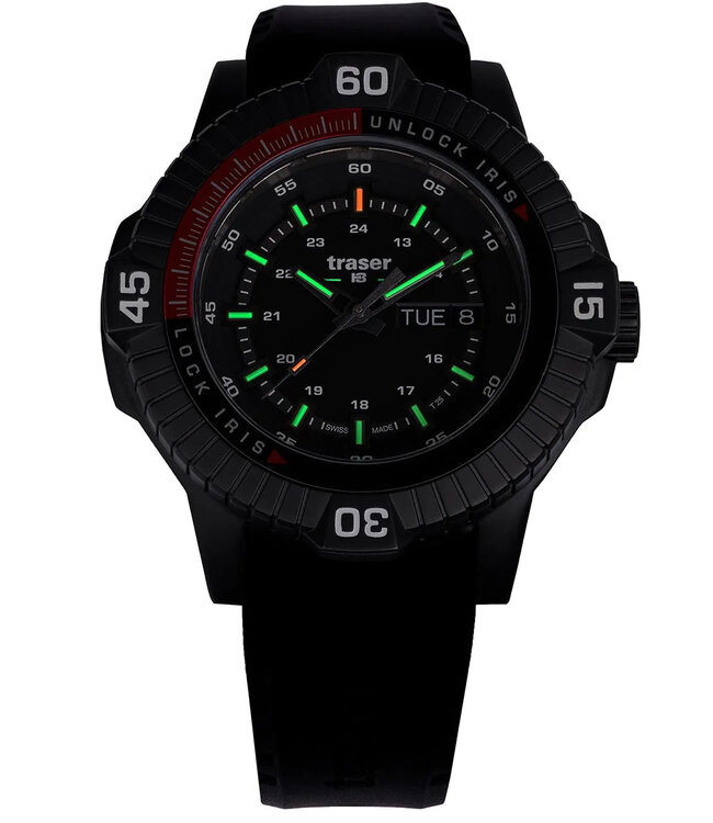 Traser H3 111461 Herrenuhr P99 Iris Tactical Limited Edition 46mm 10ATM