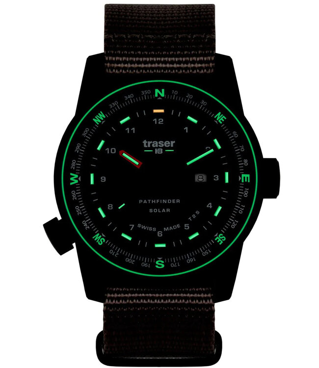 Traser  H3 111400 Herrenuhr P68 Pathfinder Solar 46mm 10ATM