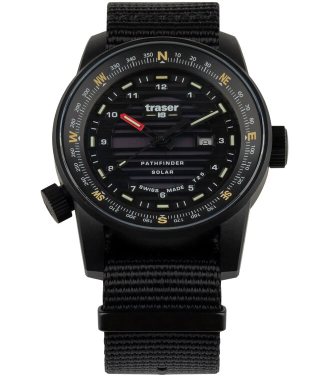 Traser H3 111392 Herrenuhr P68 Pathfinder Solar 46mm 10ATM