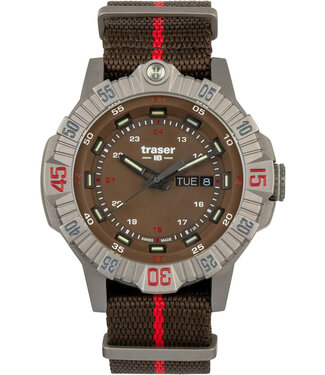 Traser H3 110669 Tactical Braun Titan 46mm 20ATM