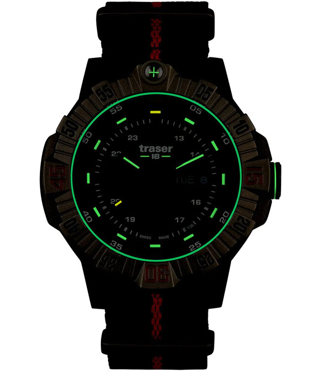 Traser  H3 110669 Tactical Braun Titan 46mm 20ATM