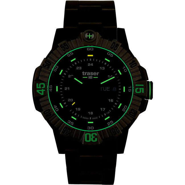 Traser H3 110667 Tactical Grau Titan 46mm 20ATM