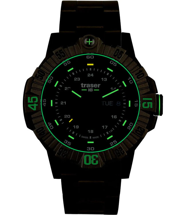 Traser H3 110667 Tactical Grau Titan 46mm 20ATM