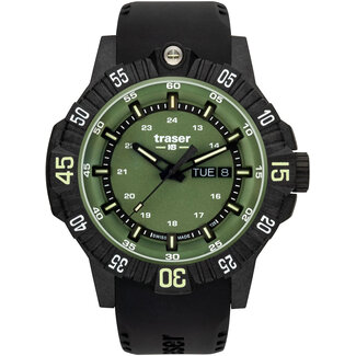 Traser H3 110727 P99 Q Tactical Green Herrenuhr 46mm 20ATM