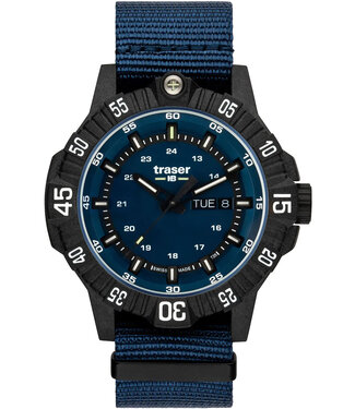 Traser H3 110724 P99 Q Tactical Blue Herrenuhr 46mm 20ATM