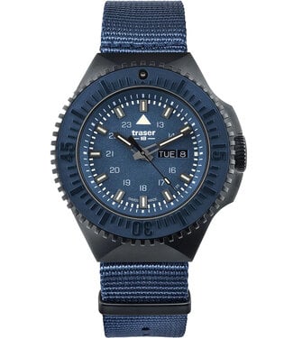 Traser Uhren  H3 109856 P69 Black Blue Herrenuhr 46mm 20ATM
