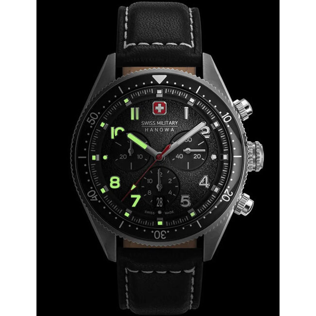 Swiss Military Hanowa SMWGC0003801 Herrenuhr Greyhound Chrono 43mm 10ATM