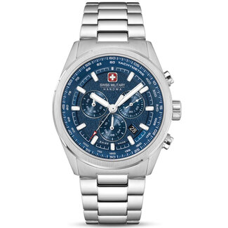 Swiss Military Hanowa SMWGI0004205 Herrenuhr Navalus Pro Chrono 43mm 10ATM