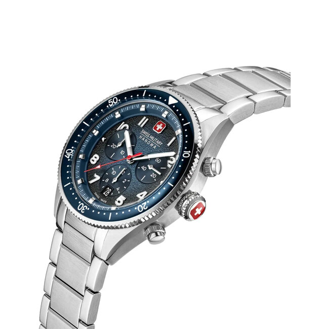 Swiss Alpine Military  SMWGI0003804 Herrenuhr Greyhound Chrono 43mm 10ATM