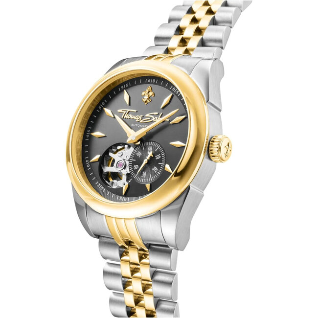 Thomas Sabo   WA0415-291-203 Unisex Automatik mit Lilienemblem 36mm 5ATM