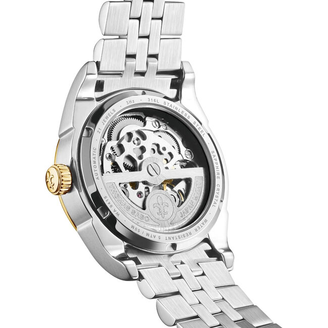 Thomas Sabo   WA0415-291-203 Unisex Automatik mit Lilienemblem 36mm 5ATM