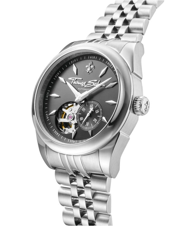 Thomas Sabo   WA0414-201-203 Unisex Automatik mit Lilienemblem 36mm 5ATM