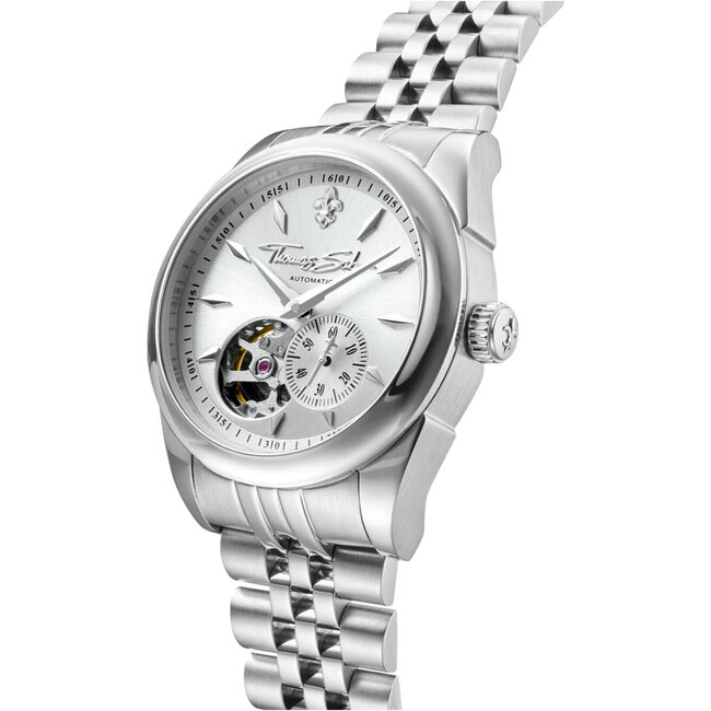 Thomas Sabo   WA0416-201-201 Unisex Automatik mit Lilienemblem 36mm 5ATM