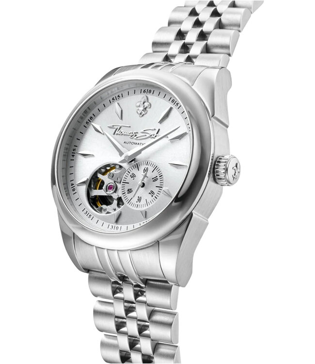 Thomas Sabo   WA0416-201-201 Unisex Automatik mit Lilienemblem 36mm 5ATM