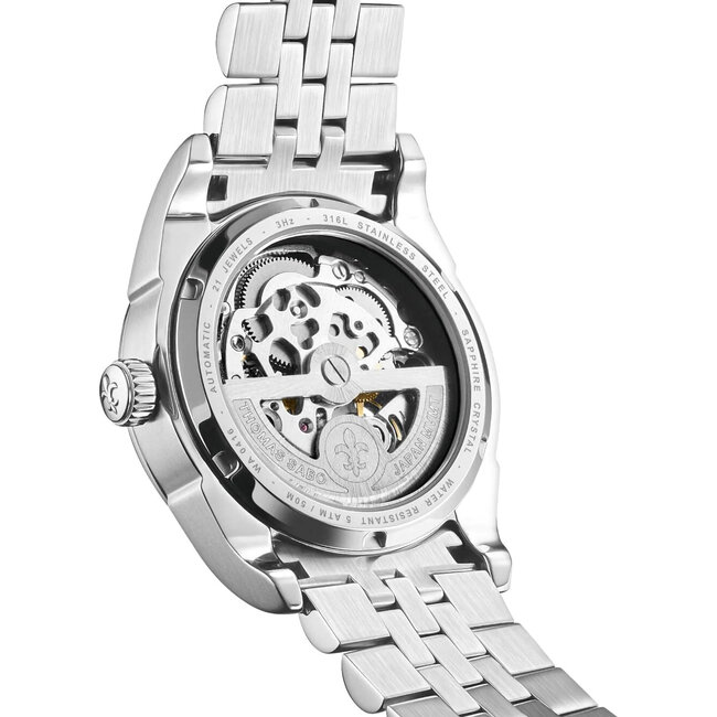 Thomas Sabo   WA0416-201-201 Unisex Automatik mit Lilienemblem 36mm 5ATM