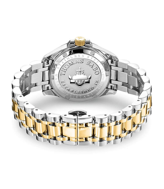 Thomas Sabo  WA0370-291-203 Bicolor Damenuhr 33mm 5ATM