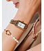 Thomas Sabo   Rechteckig WA0429-291-207 Weiss Gold Damenuhr