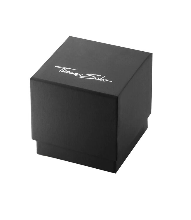 Thomas Sabo   Rechteckig WA0428-201-201 Weiss Silber Damenuhr