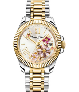 Thomas Sabo  Blumen WA0382-291-201 Bicolor Silber Gold Damenuhr