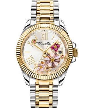 Thomas Sabo  WA0382-291-201 Damenuhr Blumen 33mm 5ATM