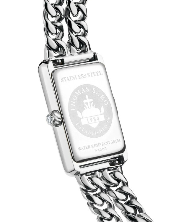 Thomas Sabo   Bold Elegance WA0453-201-203 Schwarz Silber Damenuhr
