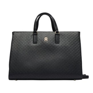 Tommy Hilfiger DAILY SATCHEL MONO  schwarz