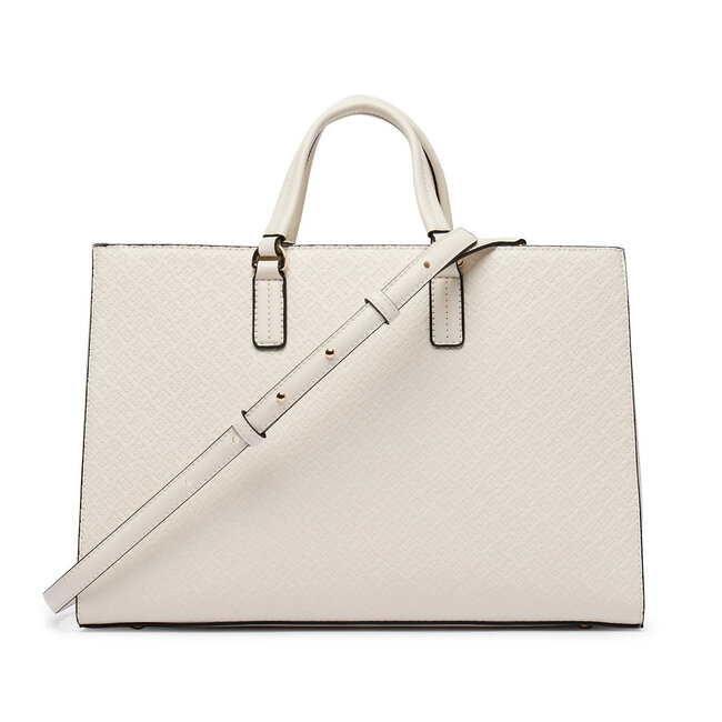 Tommy Hilfiger  DAILY SATCHEL MONO Soft Creme