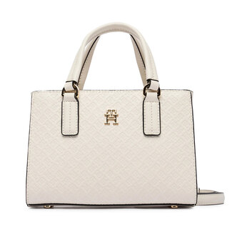 Tommy Hilfiger DAILY MINI TOTE MONO  Soft Creme