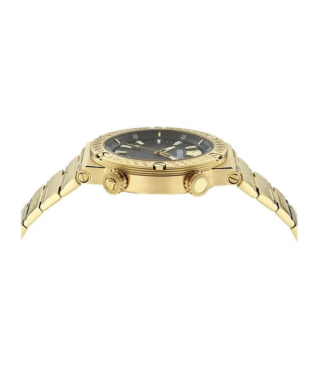 Versace   Greca Logo Diver VE8G00624 Swiss Made Gold/Schwarz Herrenuhr