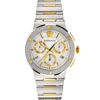 VERSACE VEZ900321 Herrenuhr Greca Logo Chrono 43mm 5ATM