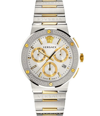 VERSACE VEZ900321 Herrenuhr Greca Logo Chrono 43mm 5ATM