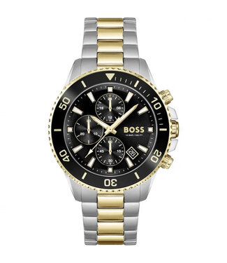 Hugo Boss  Admiral 1513908 Herrenuhr Chronograph Schwarz Edelstahl