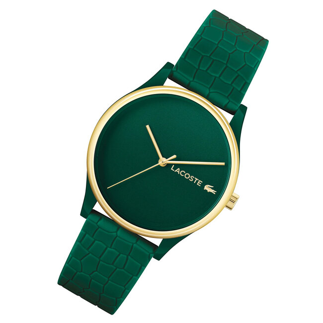 Lacoste Analog Quarzuhr für Damen Kollektion Crocodelle
