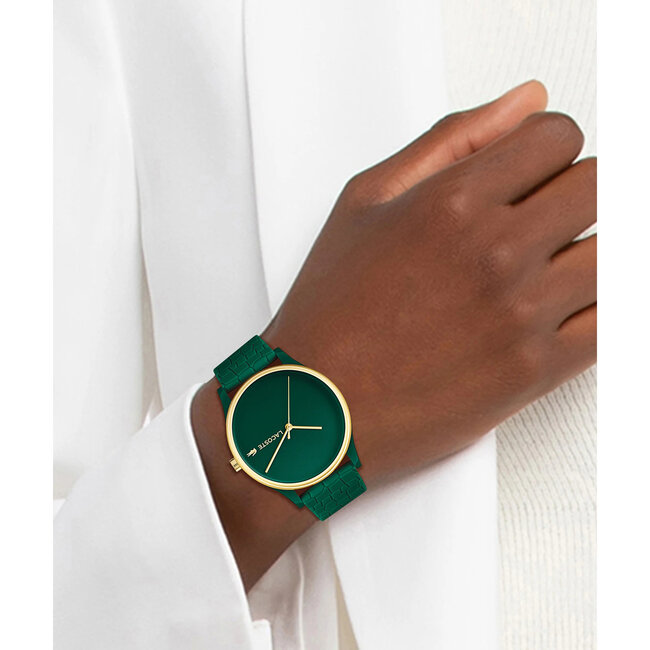 Lacoste Analog Quarzuhr für Damen Kollektion Crocodelle
