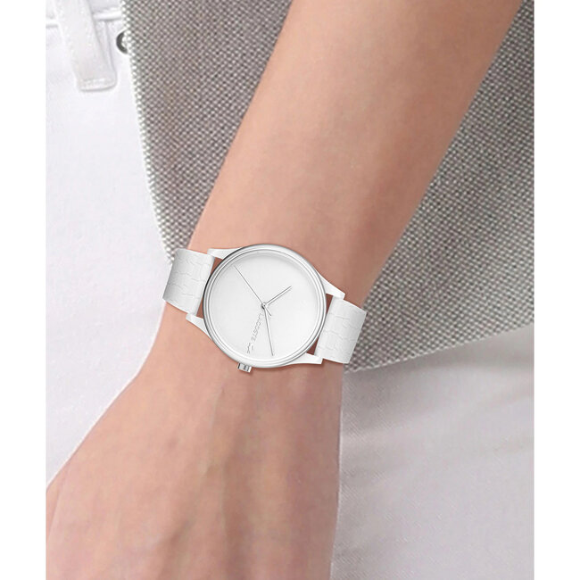 Lacoste Analog Quarzuhr für Damen Kollektion Crocodelle
