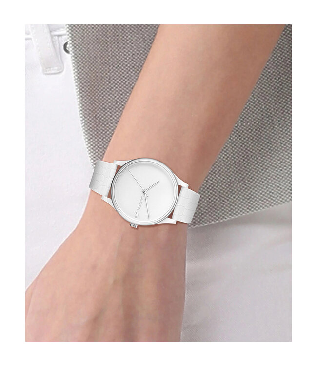 Lacoste Analog Quarzuhr für Damen Kollektion Crocodelle